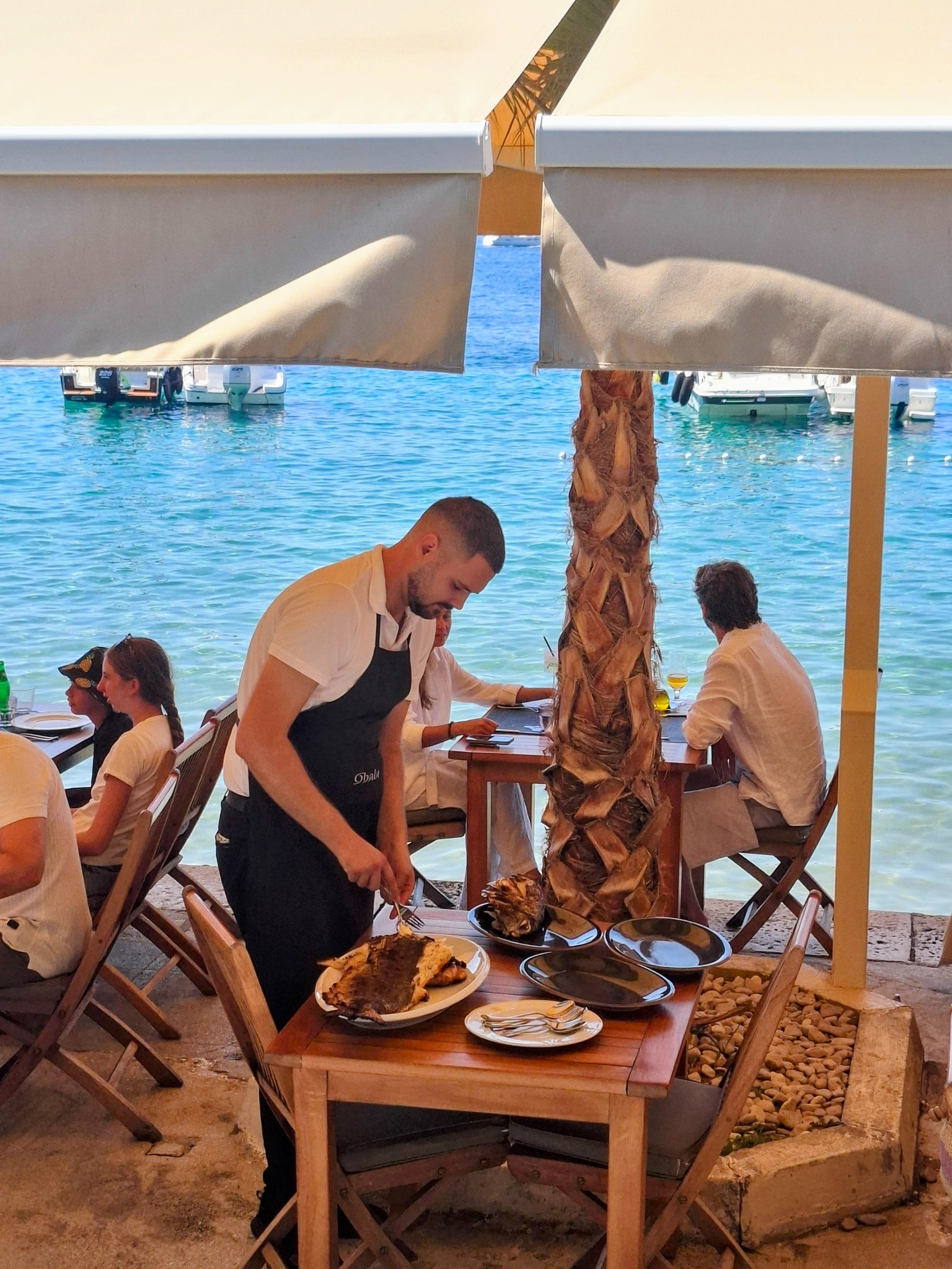 Lunch by the sea